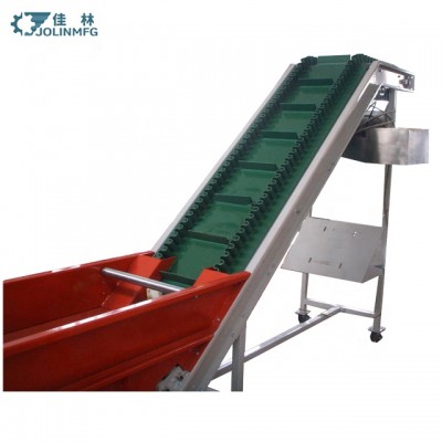 Adjustable Speed Food Industry Vegetable and Fruit PVC Conveyor Belt Colour Customized