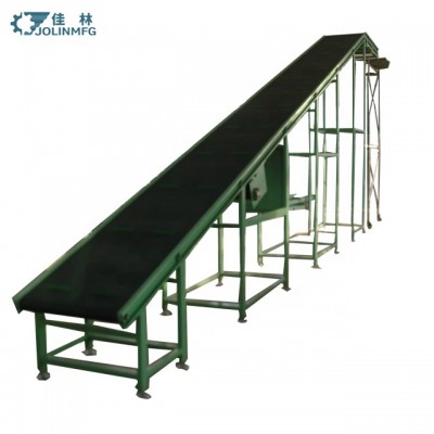 Unloadinig rubber mobile flexible belt conveyor roller for truck loading